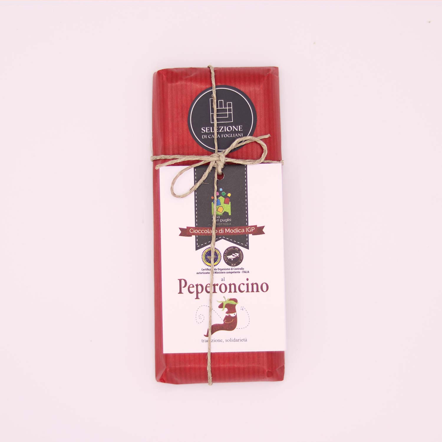 Cioccolato di Modica al peperoncino Don Puglisi